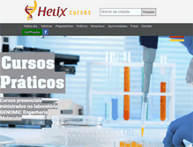 Tablet Screenshot of helixcursos.com